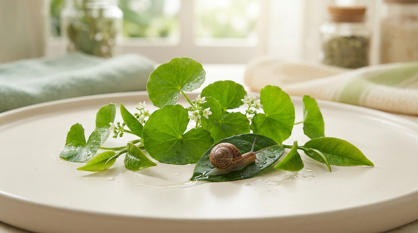 Les ingrédients stars de la K-beauty (centella, mucine, thé vert)